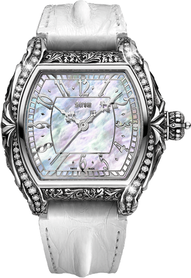 Argentum Diamond Bezel C10-01.AG.MOP.D Main